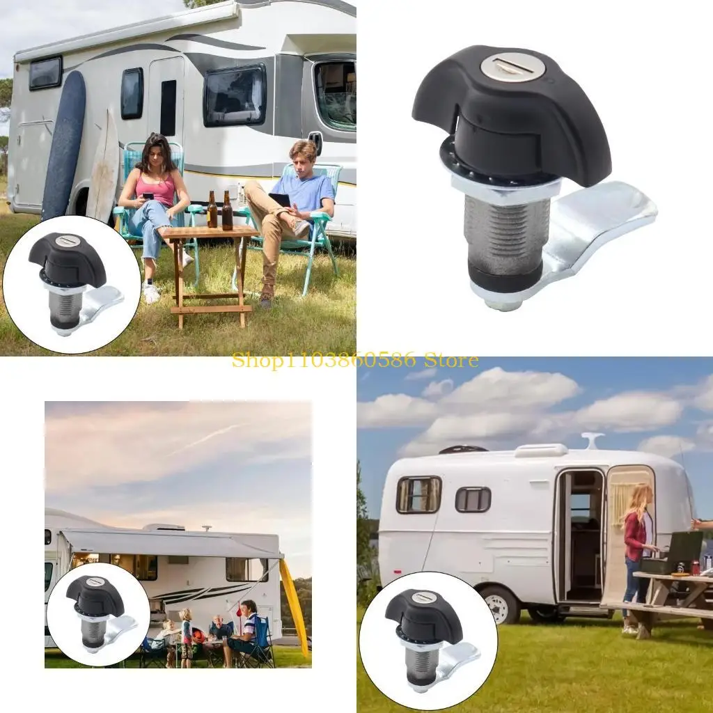 

242A Cabinet Cams Lock Waterproof Caravans Button Lock Rotary Motorhome Hatches Lock