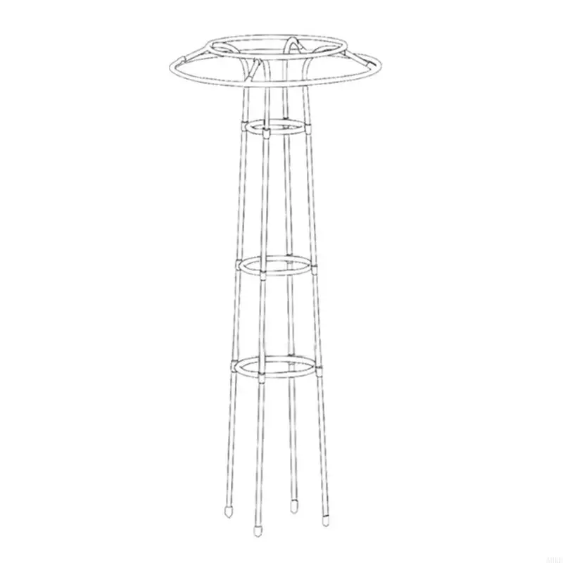 A0KE Fruit Trellis Metal Garden Climbing Support Wide Stretch Ties for Vertical