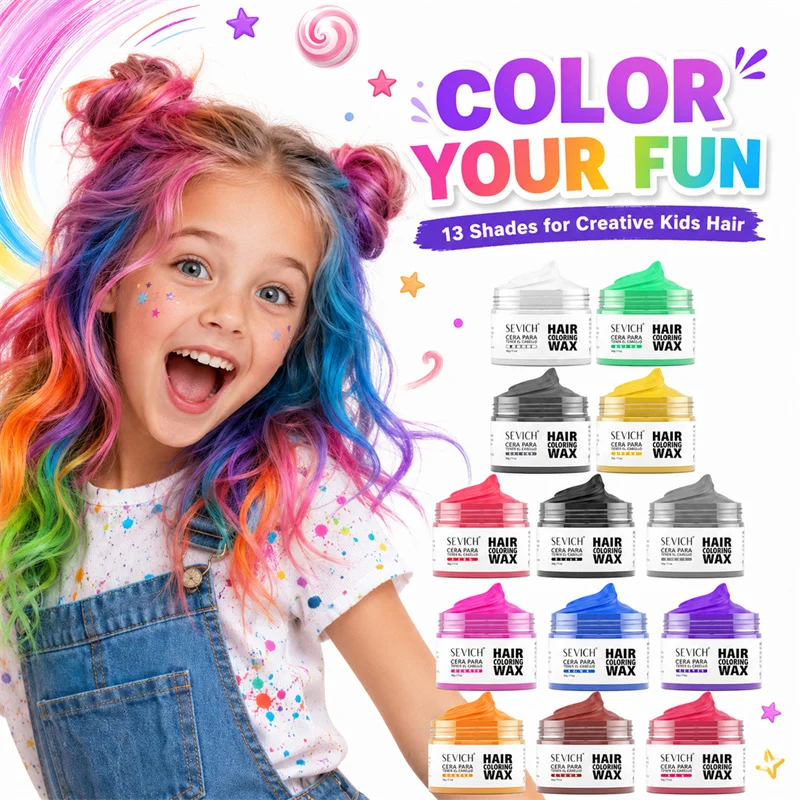 50g 50g Disposable Hair Mud Wax 13-Color Hair Colouring Waxes Hairstyle Styling Paste for Men Women Teen Party Role Play Halloween - Aliexpress Deal