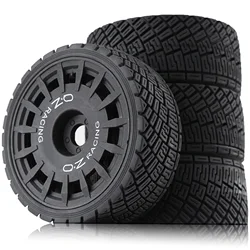 4pcs1/8 RC Rally Car Tires On Road Tyres for 1/7 1/8 Scale Racing Car KM WRC C3 ARRMA Felony Infraction Limitless RC On-Road Car