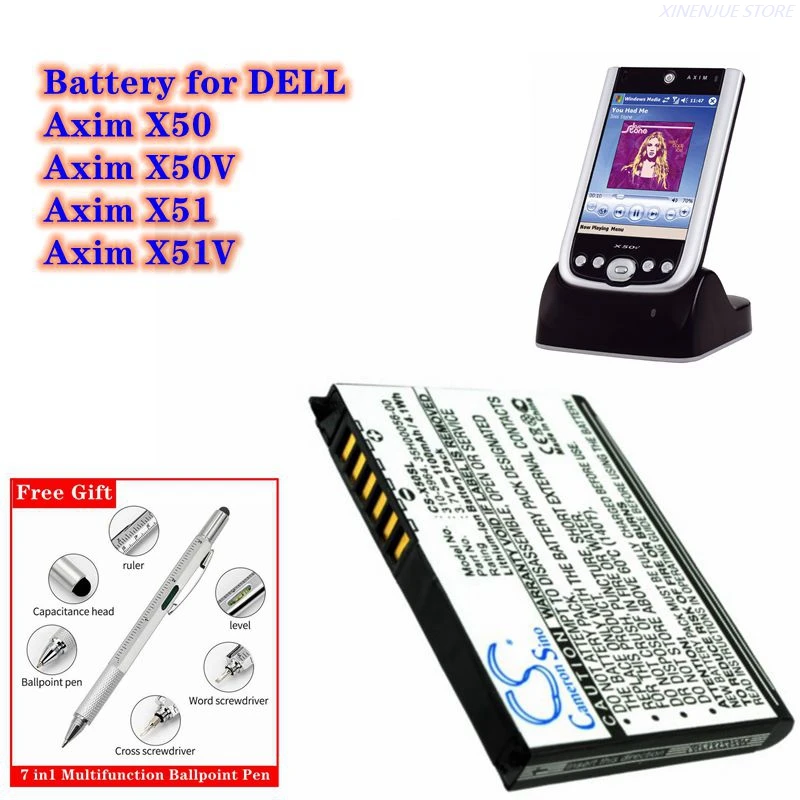 PDA-Batterie 3,7 V 1100 mAh für DELL Axim X50V – Testbericht und praktische Anleitung für den Einsatz