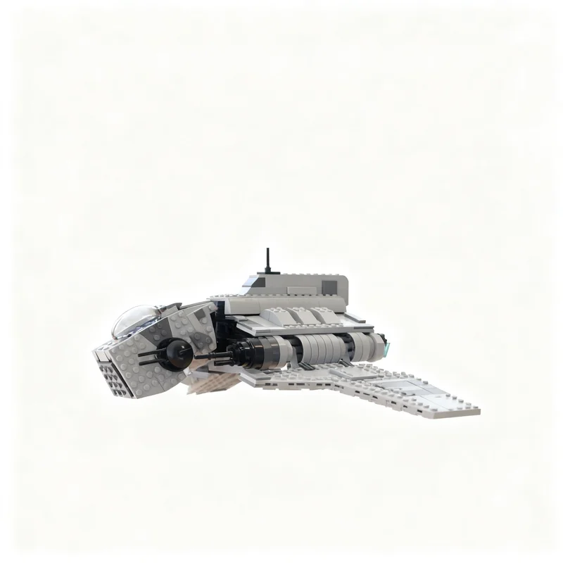 748pcs MOC Nu-Class Attack Shuttle Imperial Version Star Battle Model Building Blocks Christmas Gift Collection Craft Brick