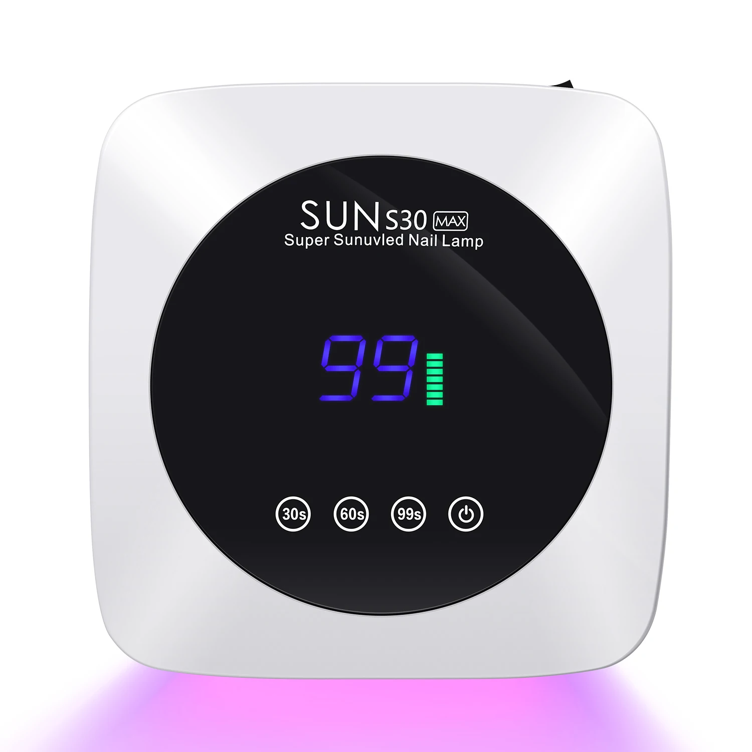 Oplaadbare 180W UV LED-nagellamp voor snel uitharden Alle UV-gel 57LED professionele nageldroger met bewegingsdetectie Salonapparatuur - afbeelding 1