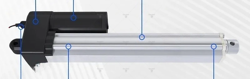 Low Noise Electric Linear Actuator DC  Mini Automatic Telescopic Motor