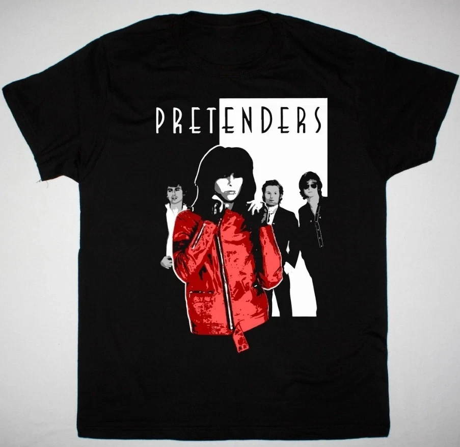 

Популярная футболка унисекс The Pretenders Concert S-4XL, элитный роскошный топ для мужчин и женщин Y2k