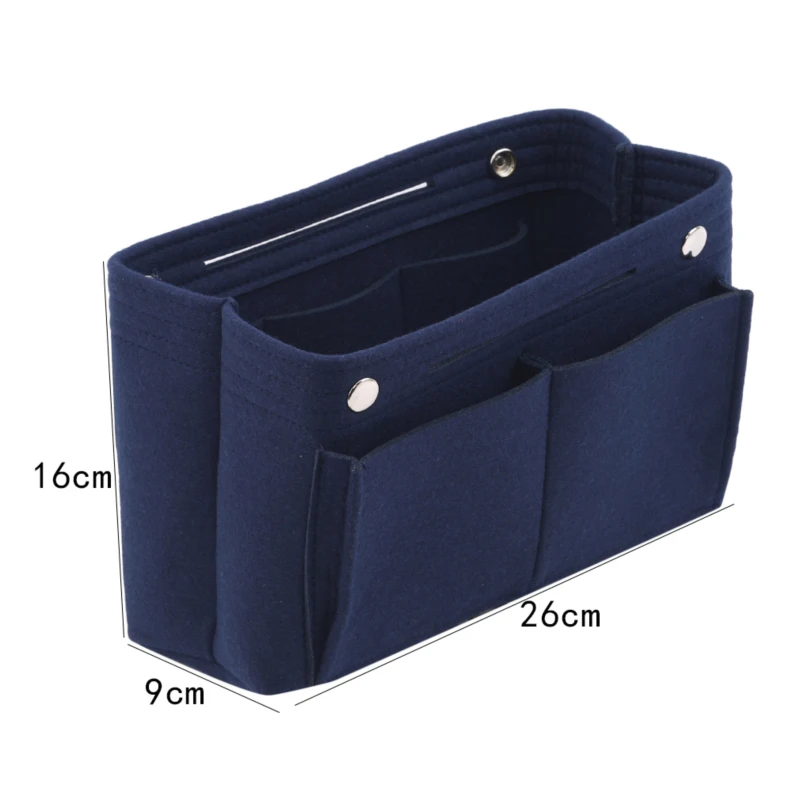 Multifunction Insert Makeup Bag Women Travel Inner Purse Cosmetic Bags For Ladies Portable Storage Organizer Tote Bags