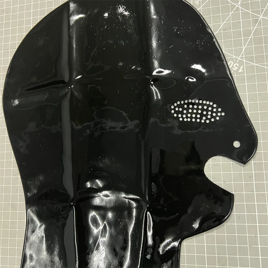 Latex Mask Sexy Rubber Hood  Fetish Mask  Latex Costume Single Molding Without Splicing Gaps