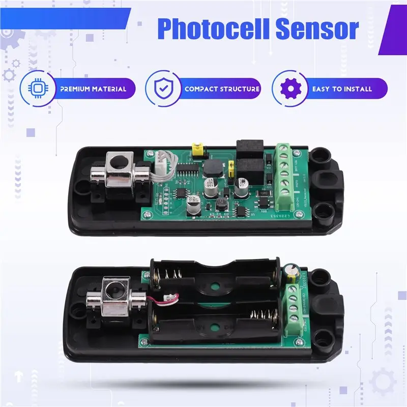 Y23A-YS122 For Automatic Gate Opener Photocell Sensor Infrared AC/DC 12-24V Gate Arm Safety Control Unit