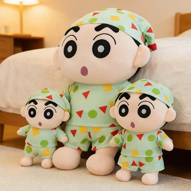Crayon Shin Chan Pajama Plush Toy Soft Stuffed Doll Lovely Home Room Decor Fashion Ornament Sweet Birthday Present Hug Pillow