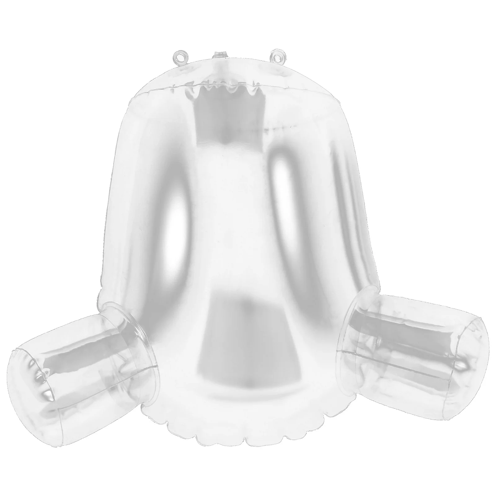 Inflatable Mannequin Diaper Display Model Transparent Adult XL Half Body PVC Reusable Rack for Clothing Window Counter Shelf