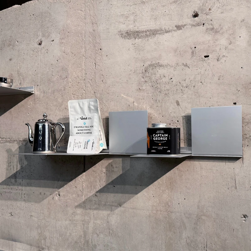 Simple Style Metal Wall Shelf for Home Hanging Bookshelf, As a Wall Decoration Display Shelf Removable Display Shelf
