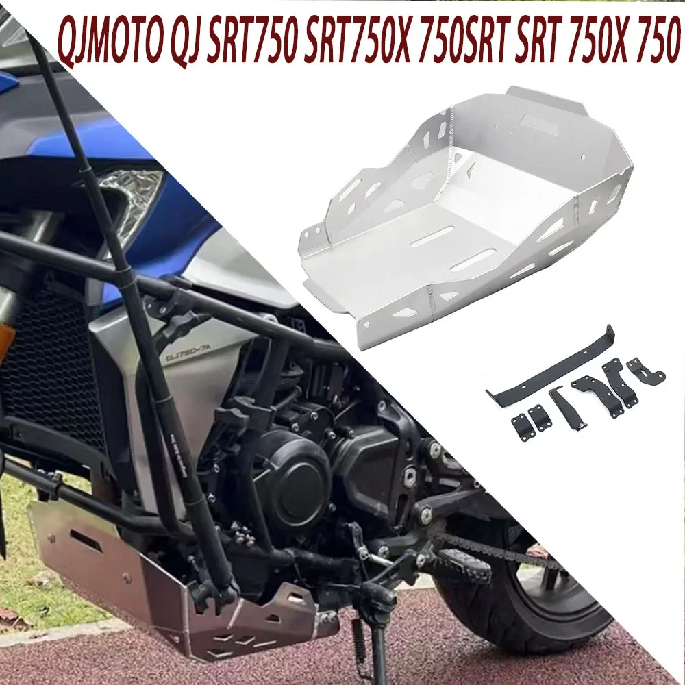 Motorcycle Fuel Tank Guard Suitable For QJMOTO QJ SRT750 SRT750X 750SRT SRT 750X 750 Bottom Fuel Tank Guard