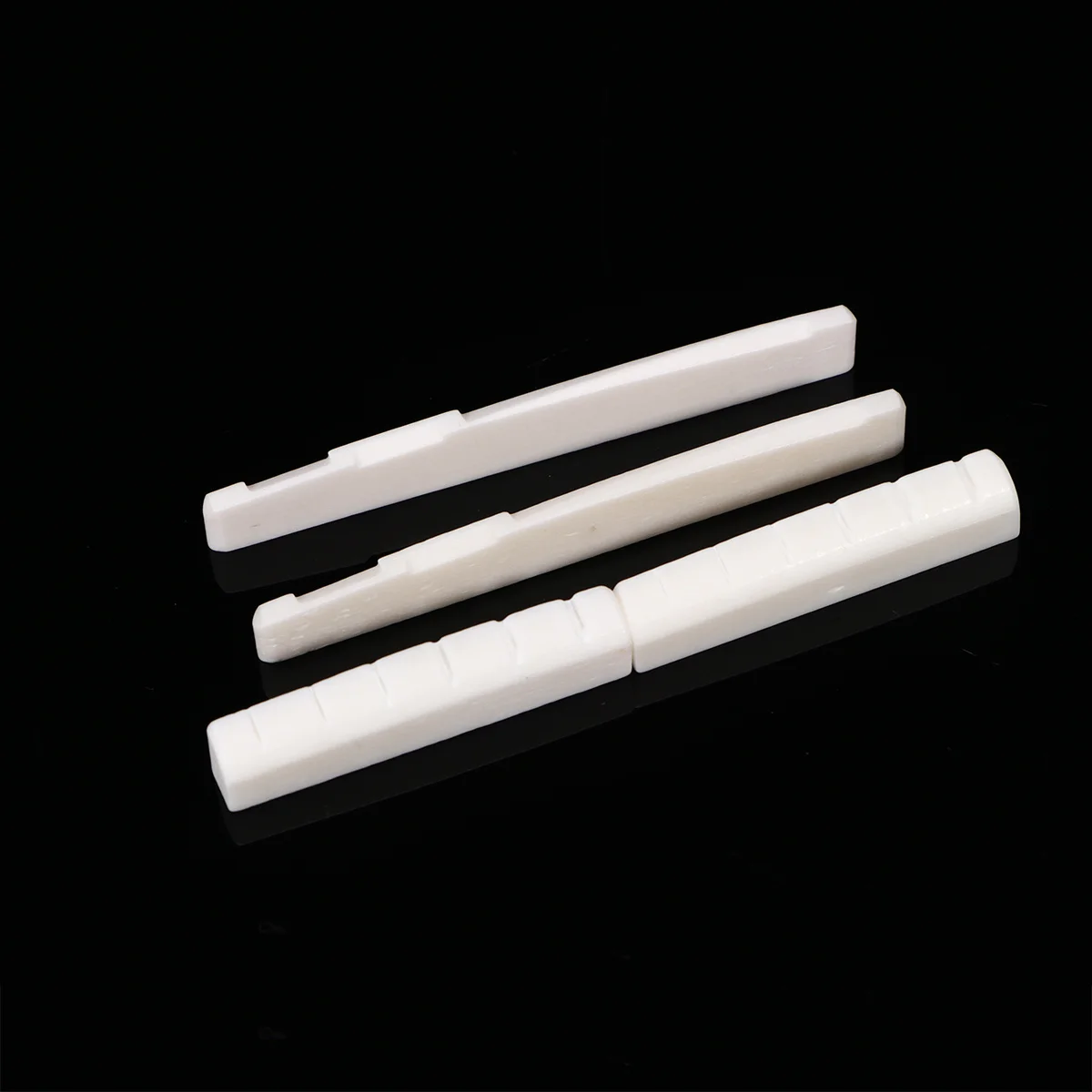 

2 set Ox Bone Nut White Guitar Bridge Saddle Replacement For Classical Acoustic Guitar Repair Hardware Accessory Instrument Part