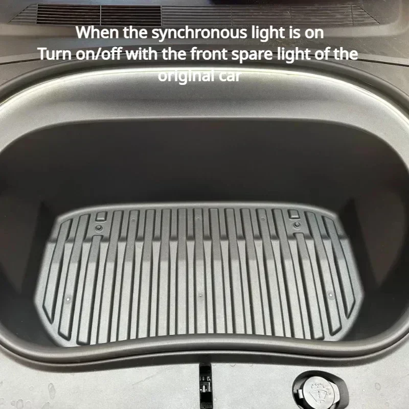 LED Lamps Strips for Tesla New Model 3+ Highland 2024 Front Trunk Atmosphere Light Bar Frunk Light Lighting Lamp Car Accessories