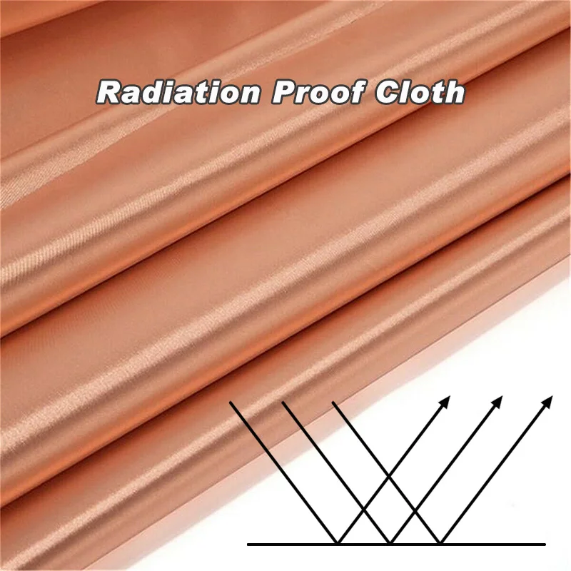 100cm Anti-radiation Faraday Fabric Conductive Copper Fabric Shield RFID/RF EMF Protection Cloth Block Signals WiFi/RF Material