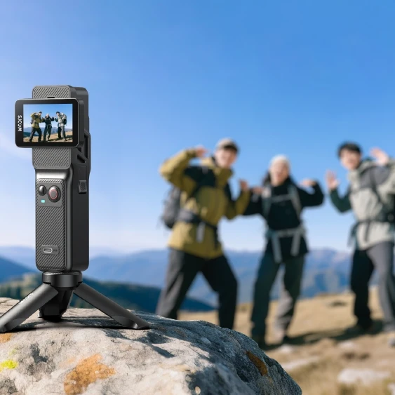 

C400 handheld thumb Camera Detachable, SJCAM Outdoor Sports Camera Waterproof,Gyroscope Stabilization, Rotating Screen