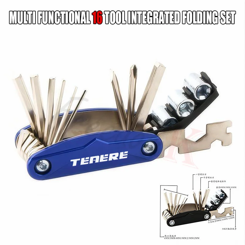 

for YAMAHA Tenere250 Tenere700/750 Tenere600 Tenere1200 Motorcycle CNC Multi Tool Repair Screwdriver Set