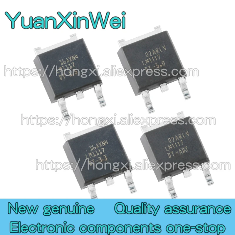 

10PCS LM1117DTX-1.8 LM1117DTX-2.5 LM1117DTX-3.3 LM1117DTX-5.0 LM1117DT-ADJ The TO - 252 encapsulation Linear regulator chip