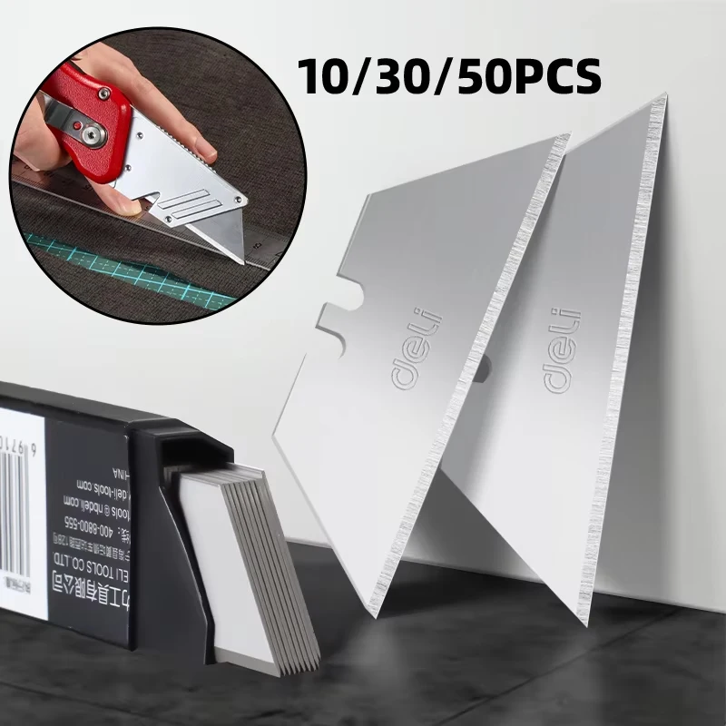T-Shape Utility Knife Blades SK2 Carbon Steel 0.6mm Thick Heavy Duty Replacement For Carpet Flooring Heavy Cutting Tools