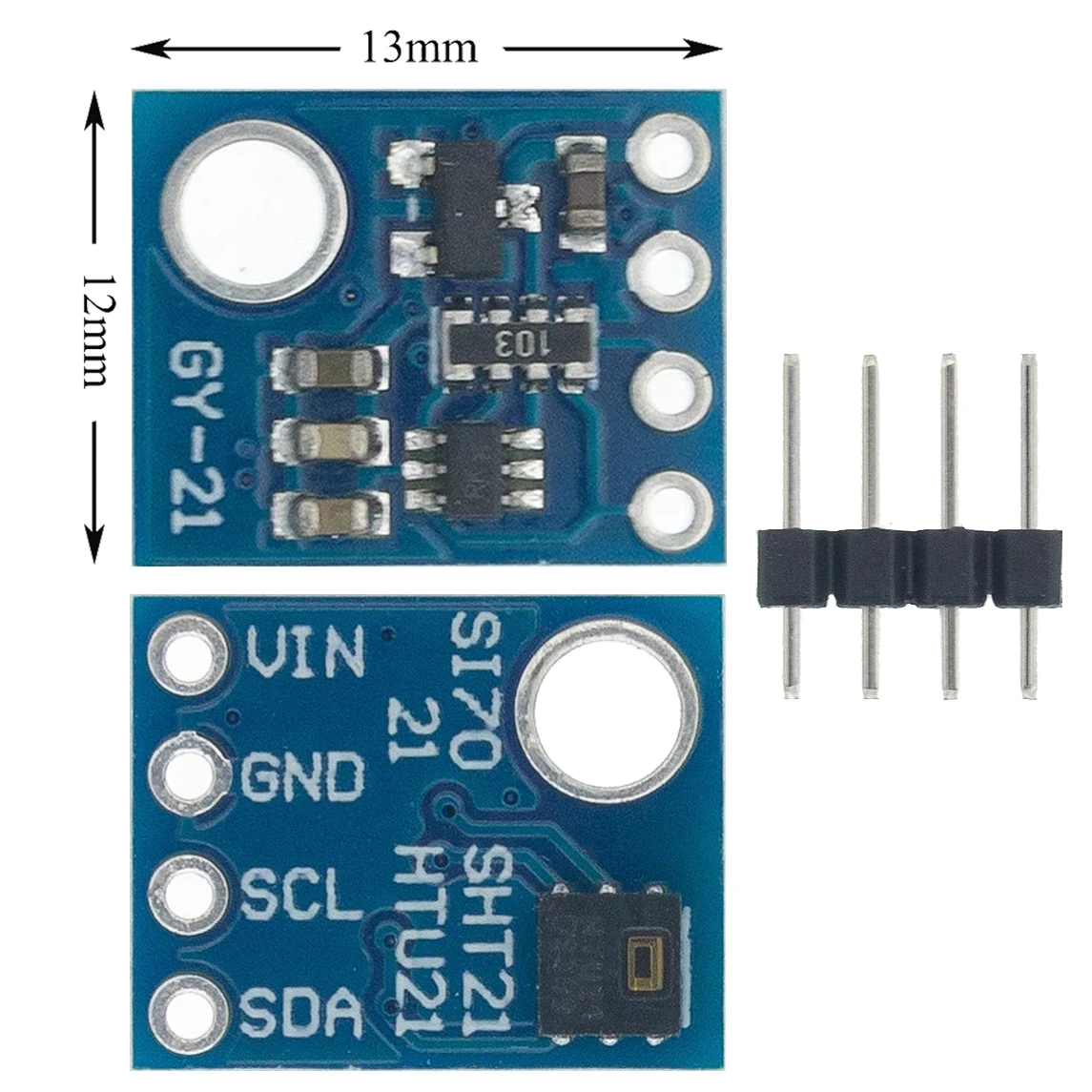 

Датчик влажности с интерфейсом I2C Si7021 GY-21 HTU21 для Arduino-Industrial-Высокая точность, 1 шт.