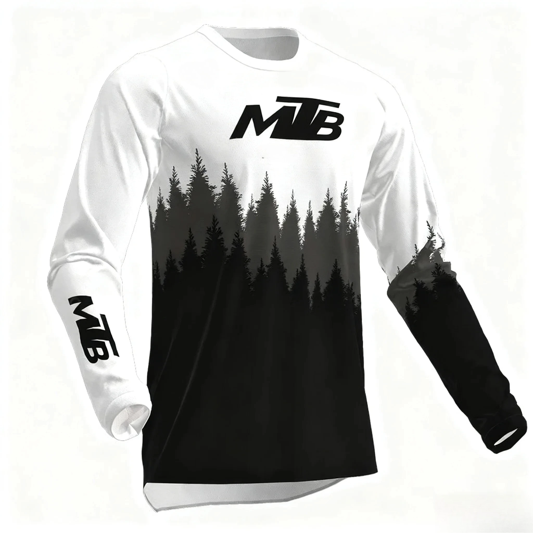 2026 Men's Long Sleeve T-shirt Mountain Bike Off-Road Motorcycle Cycling Jersey MTB Clothes Camping Outdoor Fishing Top Loose