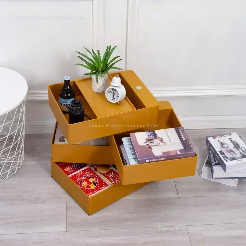 الشمال 360 الدورية غرفة نوم المنقولة منضدة بسيطة Ins نمط مكتب خزانة تخزين مستحضرات التجميل خزانة جانبية أثاث المنزل #4