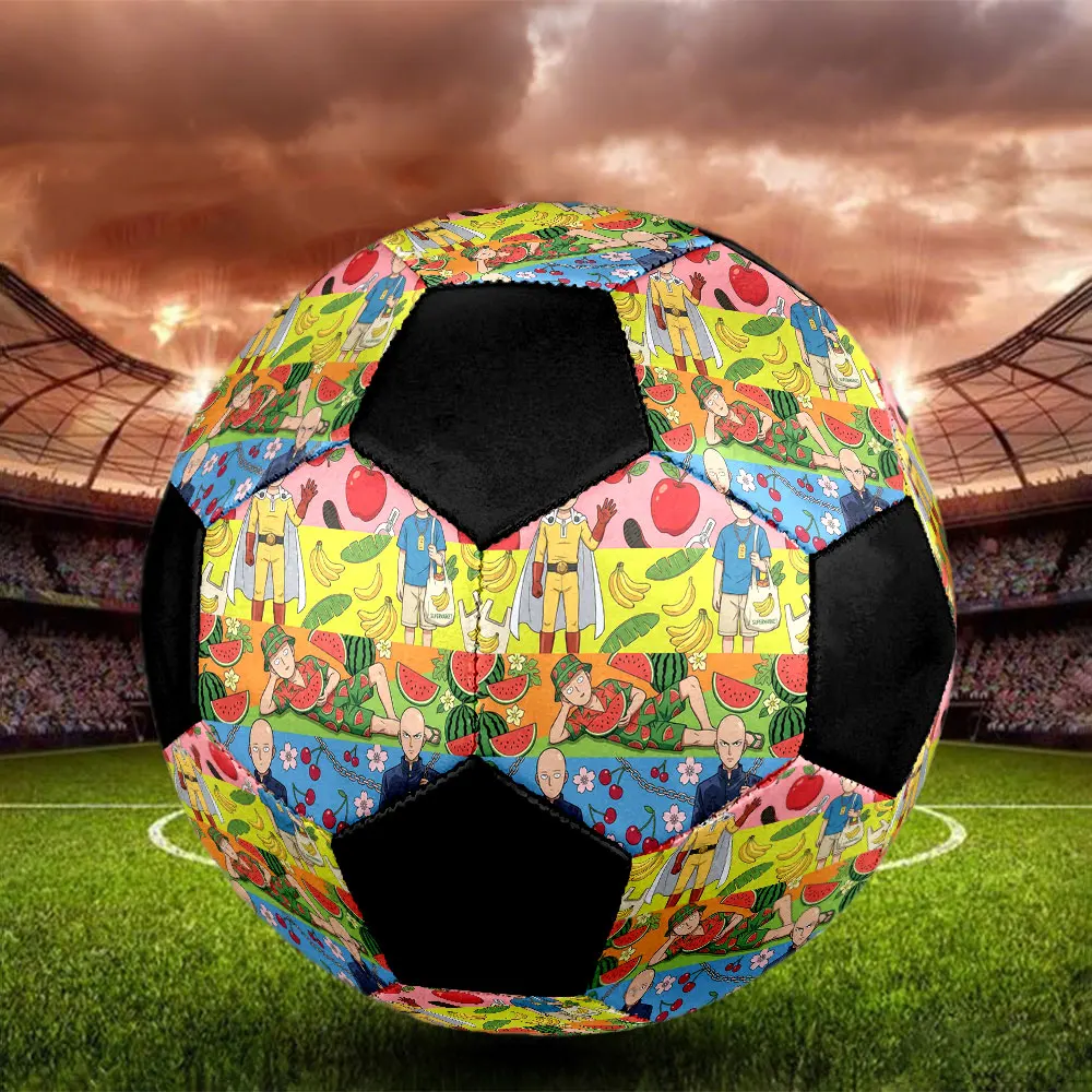 1PC One-Punch Man Football Soccer Ball Size 5 Practice Ball Fashion Team Training Cool Sports Gift HE48