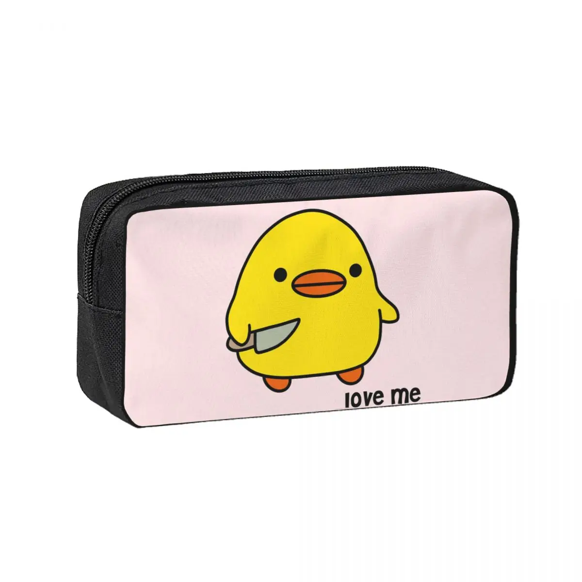 Duck With Knife - Love Me Version Kawaii Duck Knife Duck Pencil Cases Pen Box Pencil Bag Pencil Pouch Storage Stationery