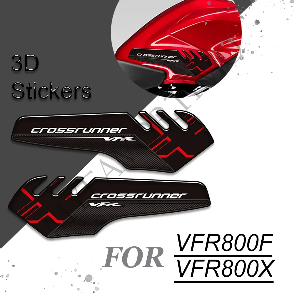 

Motorcycle For Honda VFR800F VFR800X VFR 800 F X Tank Pad Protector Stickers Decal Side Tankpad Fuel Gas Knee Grip Pad