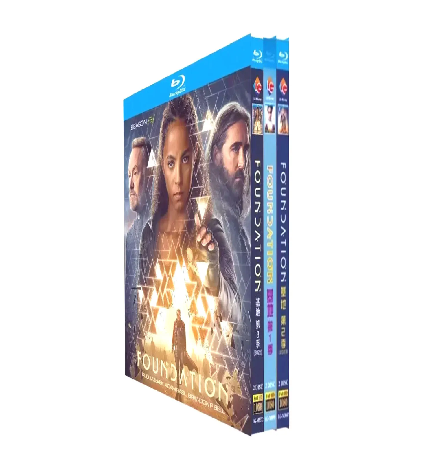 Foundation Season 1-3 (2025) Series 6-Discs Box Set Blu-ray disc High ...