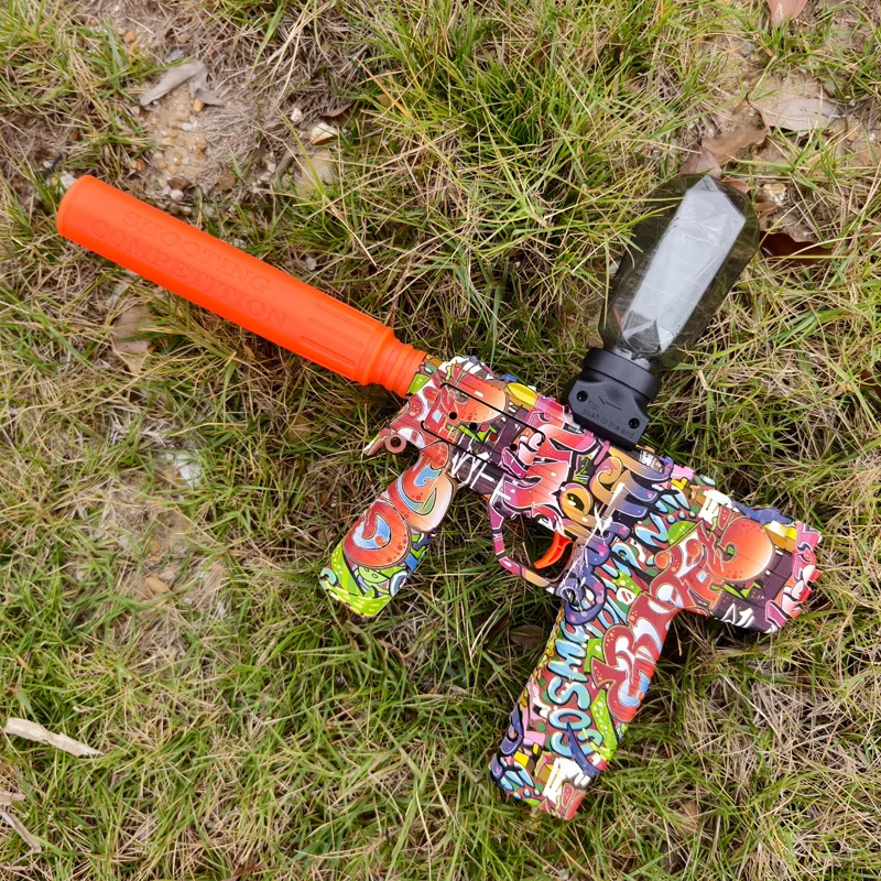 UZI Pistola Giocattolo Palla Elettrica Blaster Pistola Tiro Gioco Sportivo Gioco Interativo Ricaricabile Ad Alta Velocità All'aperto Per Il Ragazzo Regalo Per Adulti