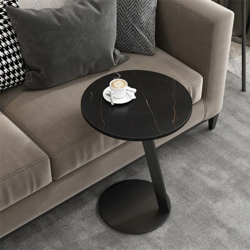 Sofa Side Table Mobile Modern Light Luxury Small Apartment Coffee Table Side Table Movable Bedside Floor Table Creative WH