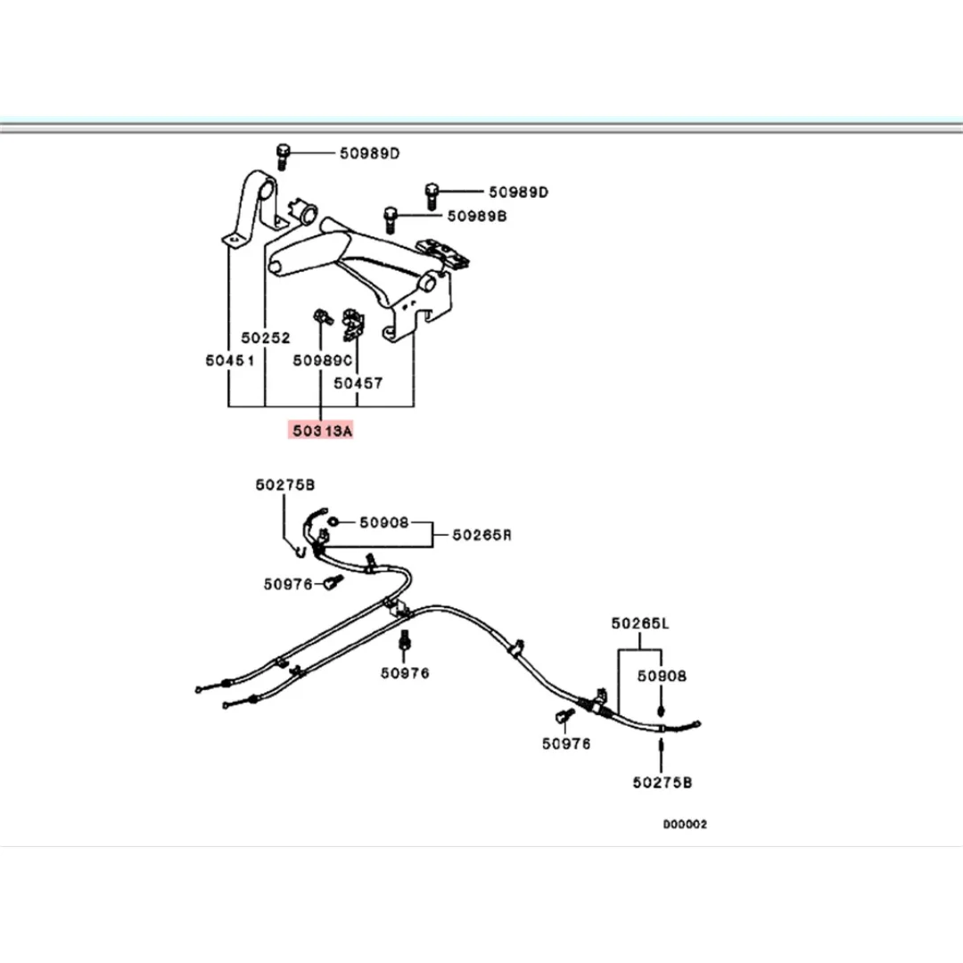 Ручка стояночного тормоза для Pajero Montero V63W V68W V73W V77W V78W MN 102375   МБ 256843   МН 102375 HB