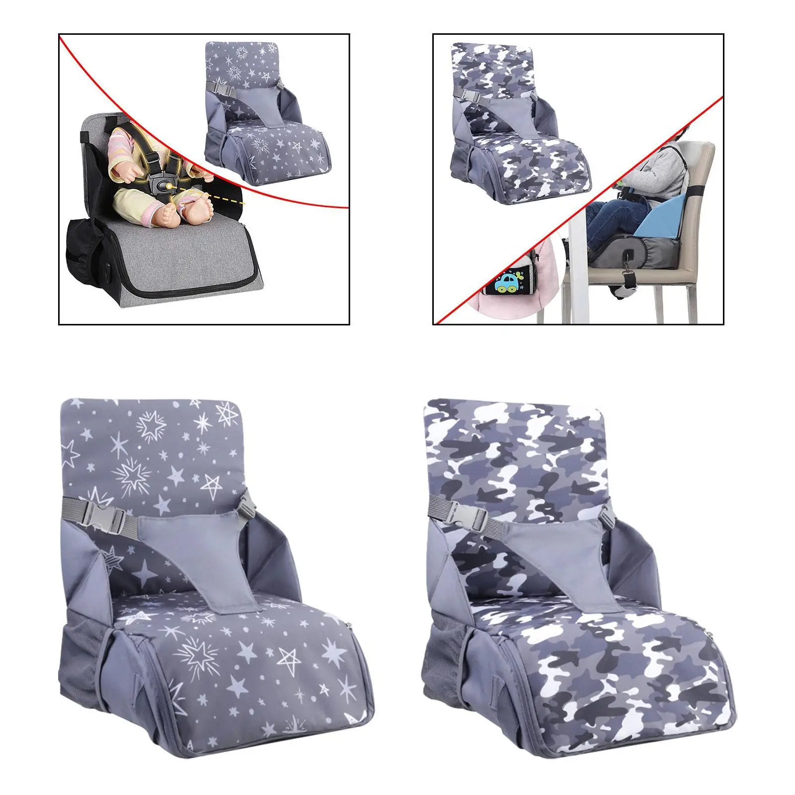 Multifunctional Mommy Case Baby Dining Chair 2 in 1 Multipurpose Shoulder Bag for Outgoings Outdoor Shopping Picnics Camping