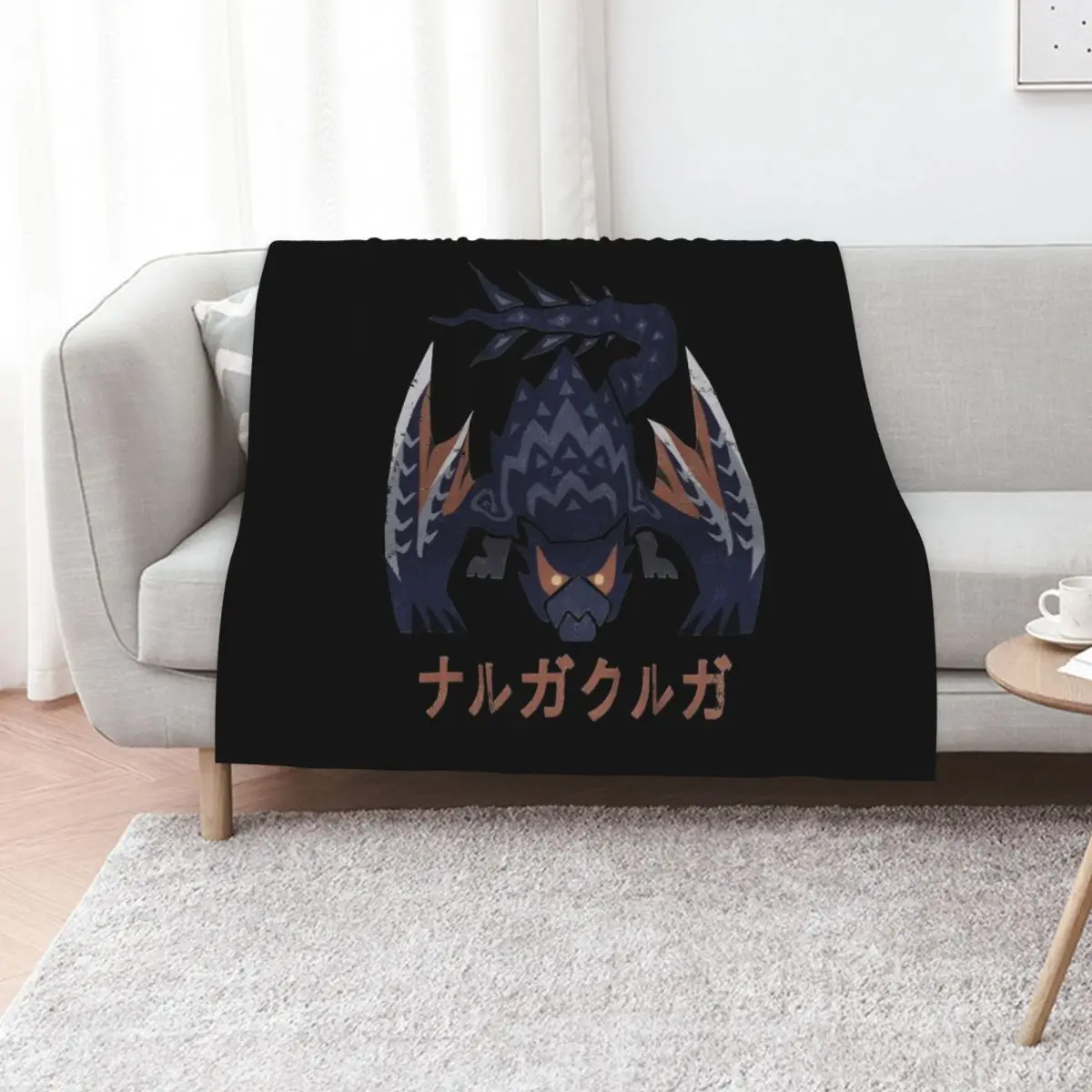 

Nargacuga symbol Throw Blanket christmas gifts Furrys Thermals For Travel For Baby Blankets