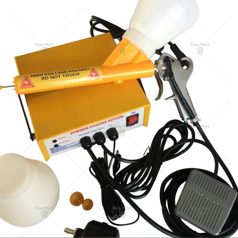 PC03-5 Portable Powder Coating System, 5 Adjustable Levels, Electric Powder Spray  Kit for DIY Home Automotive Industrial Use