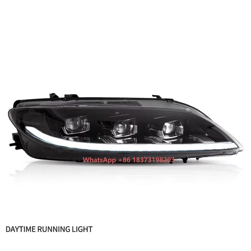 Manufacturer Wholesales Full LED Headlights Animation DRL Car Sequential Head Light Front Lamp 2003-2015 for Mazda 6