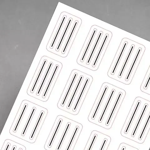1 Sheet Strong Adhesive Transparent French Manicure Guide Stickers Nail Art Decals French Manicure DIY Stencil 3D Styling Tools