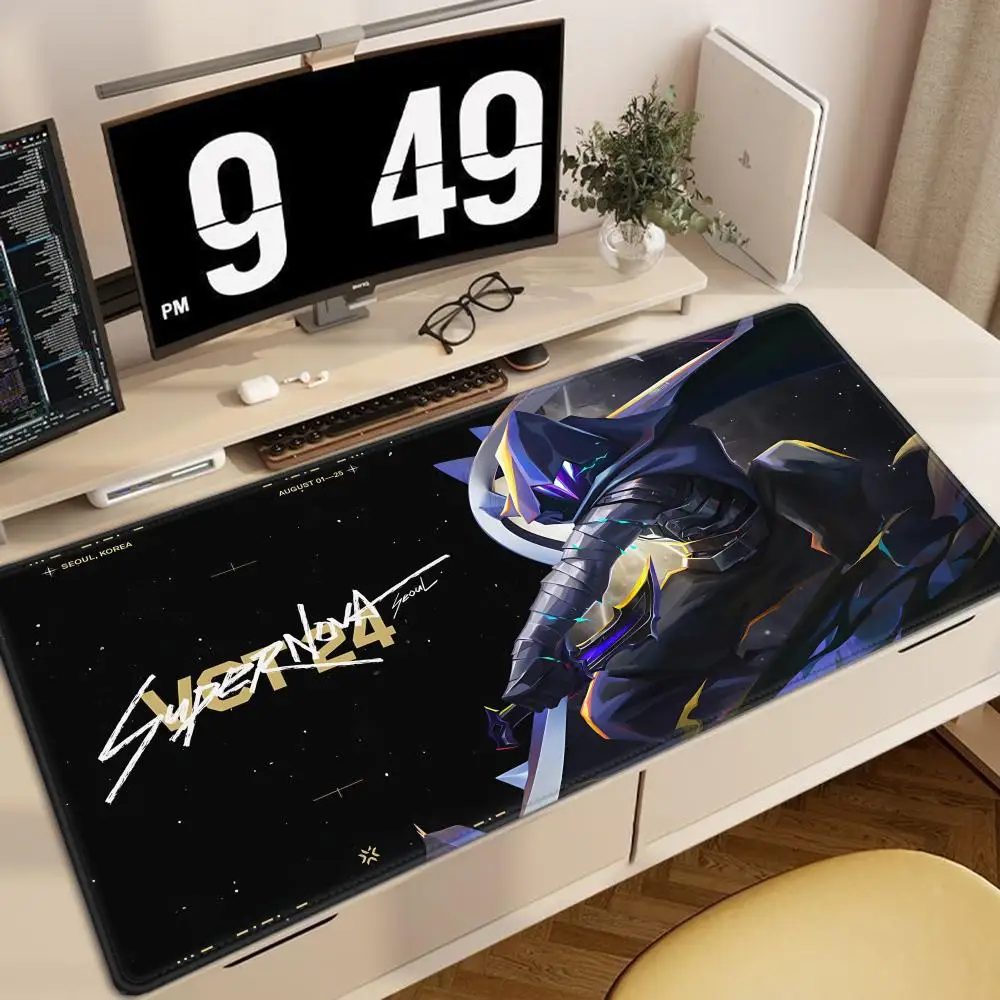 

Mouse Pad Valorant Omen Laptop Desk Decor Extended Mousepad Pc Keyboard Gaming Mat Computer Xxl Large Table Pads Office Carpet