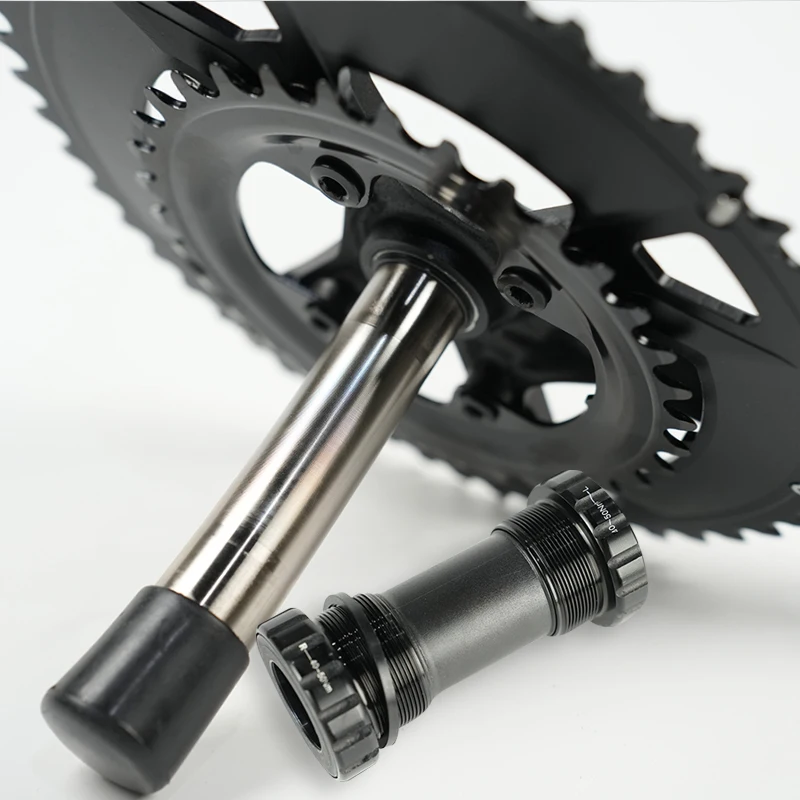 Bicycle integrated crank tooth disc belt shaft wheel peak original parts aluminum alloy 6061 bicycle spare parts