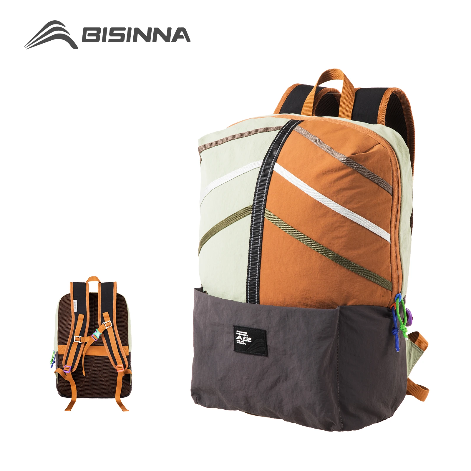 

Рюкзак для кемпинга BISINNA, 35 л, сверхлегкая спортивная сумка большой емкости для мужчин и женщин, для кемпинга, пешего туризма, путешествий, альпинизма