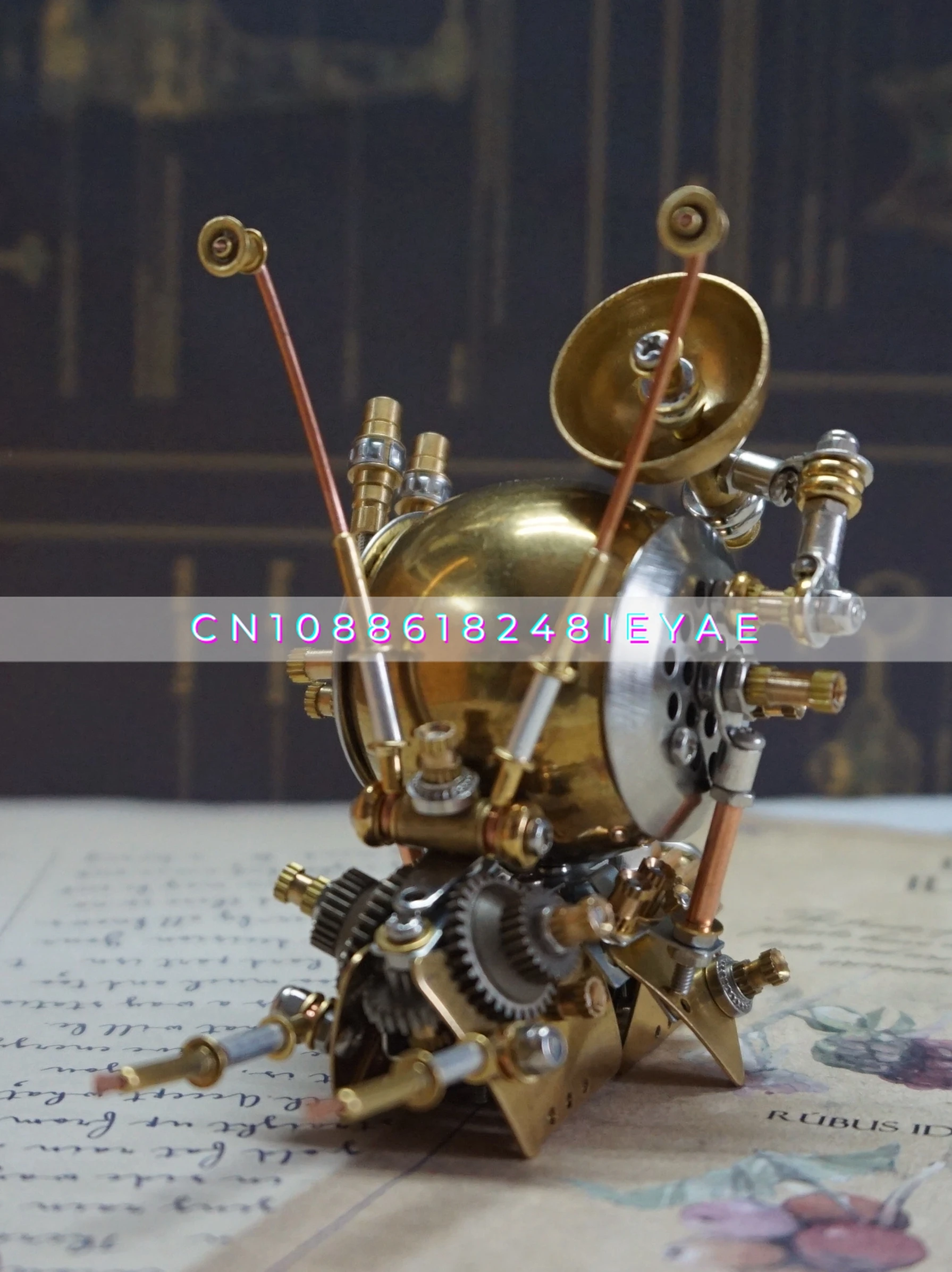 Metal Assembly Steampunk Mechanical Insect Model Snail High Difficulty Precision Handmade Toy Birthday Gift