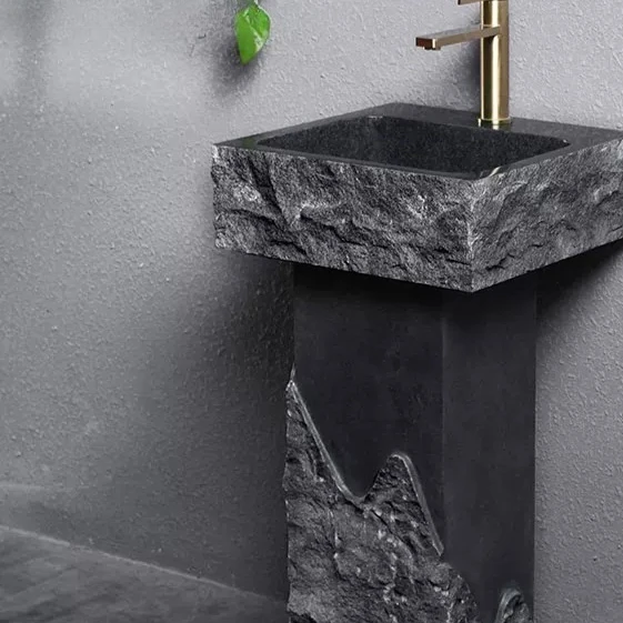 

Каменная колонная раковина, уличная напольная раковина для двора, бытовая раковина для балкона