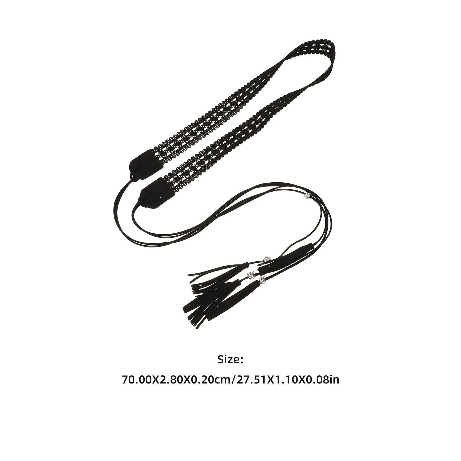 البوهيمي حزام خصر قابل للتعديل معقود شرابة بوهو حبل مضفر للنساء فساتين ملابس غير رسمية نمط العرقية شرابة حزام خصر