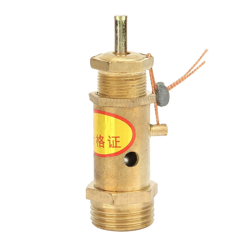 G1/2 Air Compressor Safety Release Pressure Valve Brass for Boiler Steam Generator