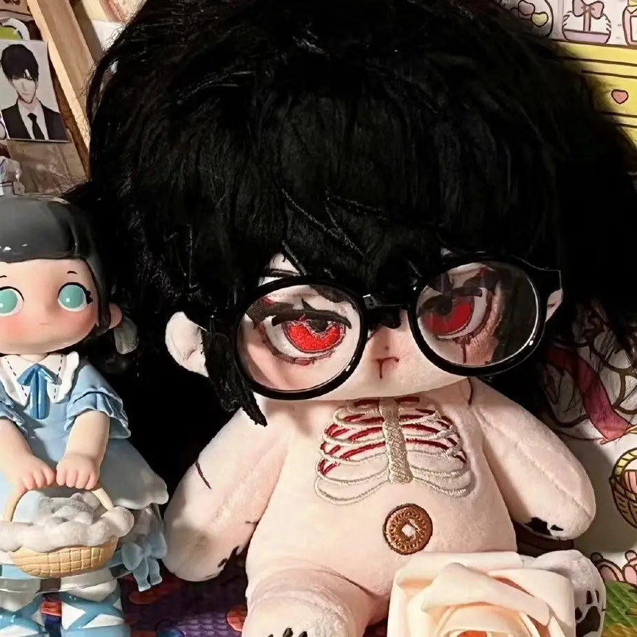 

20cm Anime Novel Strange Taoist Li HuoWang Cosplay Plush Doll Body With Skeleton Dress Up Cotton Doll Soft Plushies Kids Gifts