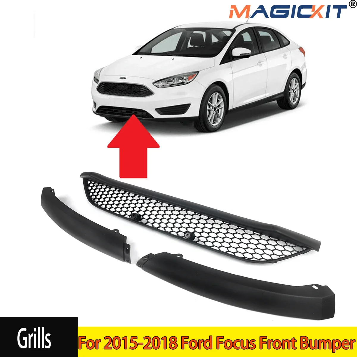 For 2015-2018 Ford Focus Front Bumper Lower Valance Panel Grill for F1EZ17626A