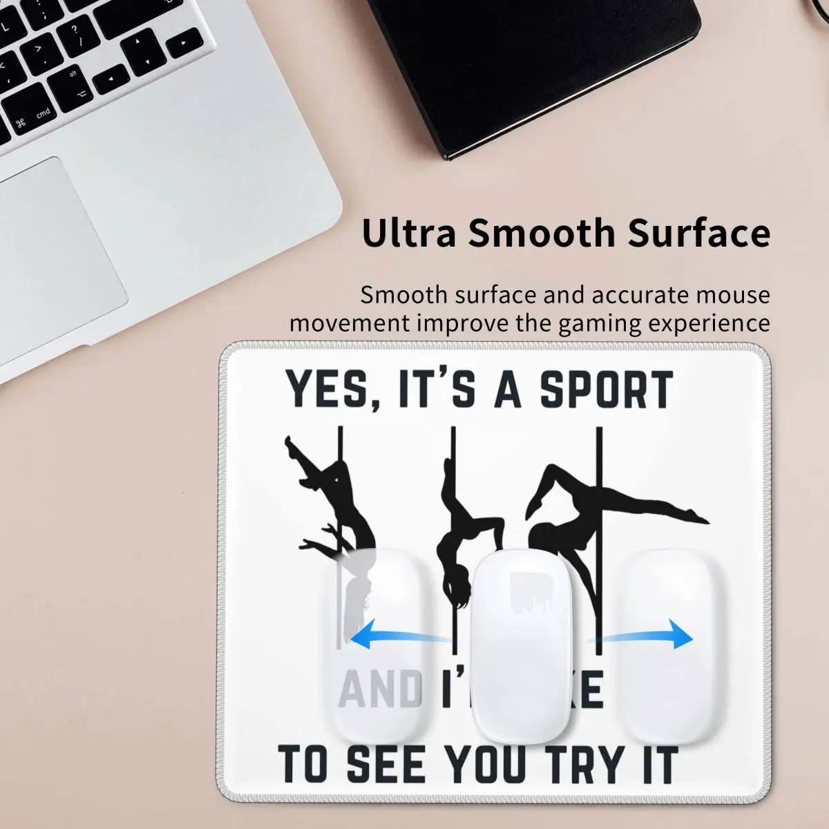 

Yes, It's A Sport - Pole Dance Design Коврик для мыши Компьютерная клавиатура Коврик для мыши Игровой ПК Ноутбук Настольный коврик Настольные коврики