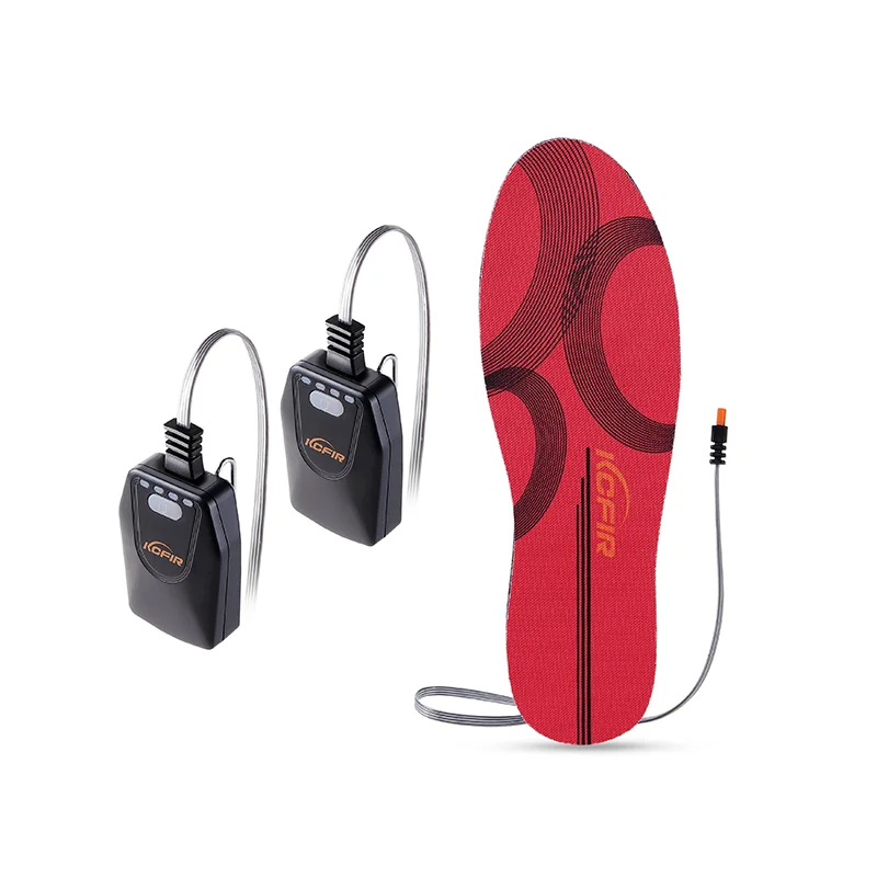 

Wholesale Smart Intelligent Electric Insoles APP Control Soft Safety Heated Ski Insoles Reusable for Outdoor Footwarmer