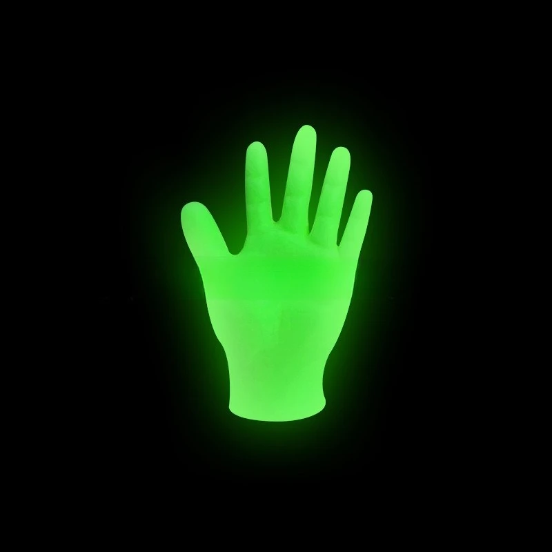 توهج الظلام بسط القط لعبة إصبع قفاز اللعب التفاعلية الحيوانات الأليفة الترفيه مرونة عالية ترتد القطط دعابة متعة تمتد #6